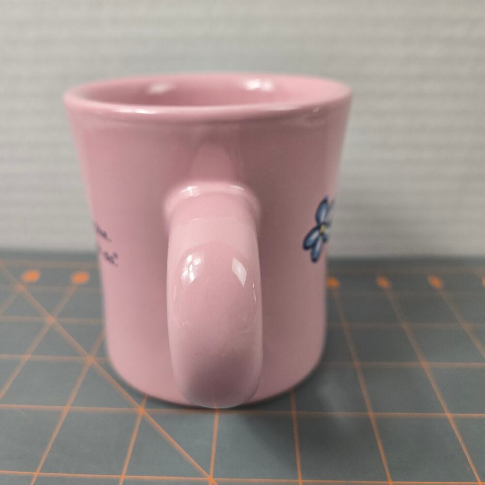 Life Is Good Daisy Pink Mug Do What You Like Like What You Do Sturdy Restaurant - Picture 3 of 9
